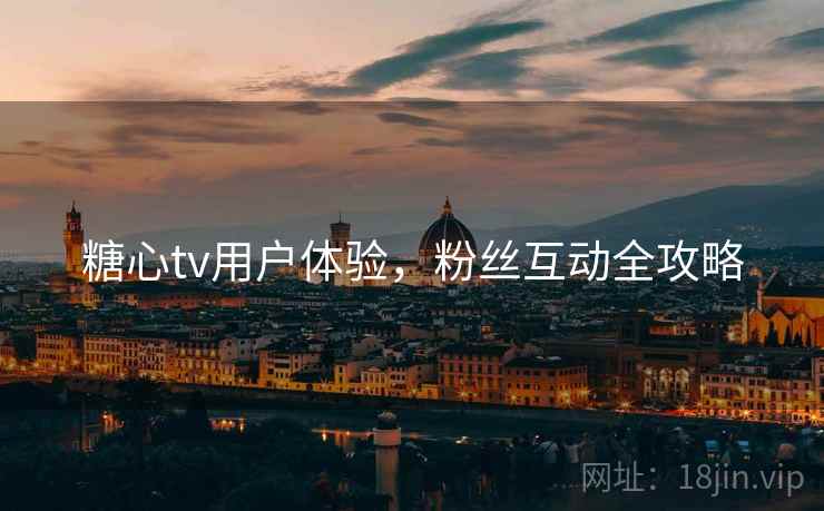 糖心tv用户体验,粉丝互动全攻略