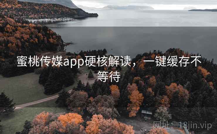 蜜桃传媒app硬核解读，一键缓存不等待
