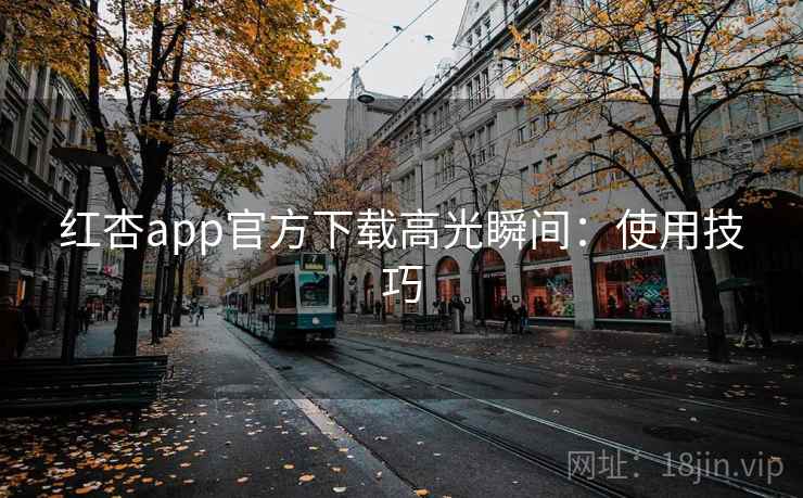 红杏app官方下载高光瞬间：使用技巧